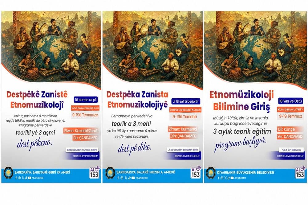Kürtçe etnomüzikoloji kursu başlıyor