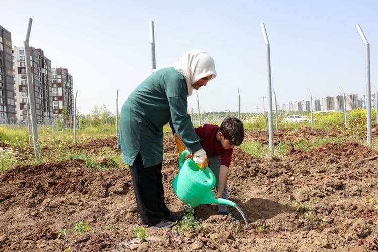Kadın Komün Kent Bostanı’nda fideler toprakla buluştu 5