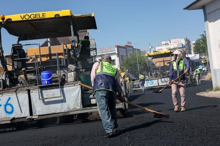 Eşbaşkanlar asfalt sezonunun startını verdi 14