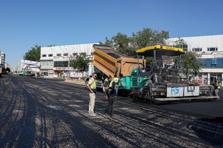 Eşbaşkanlar asfalt sezonunun startını verdi 16