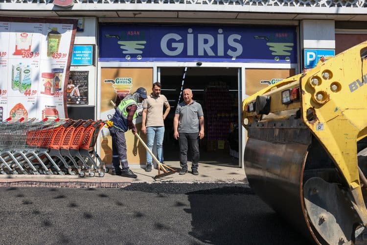 Eşbaşkanlar asfalt sezonunun startını verdi 18