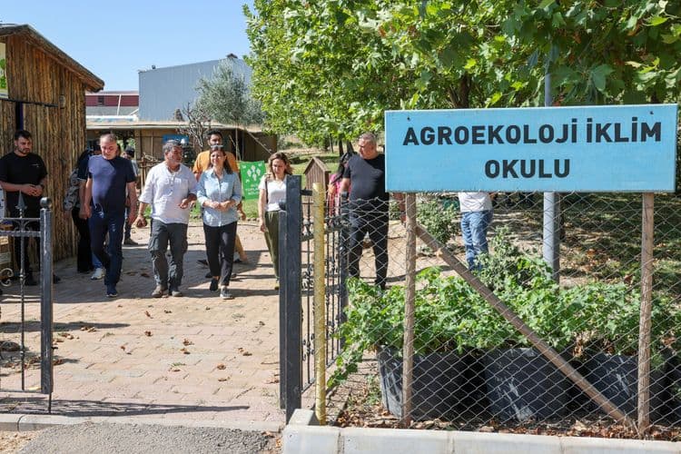 Eşbaşkan Bucak ekolojik üretim ve tarım projelerini yerinde inceledi