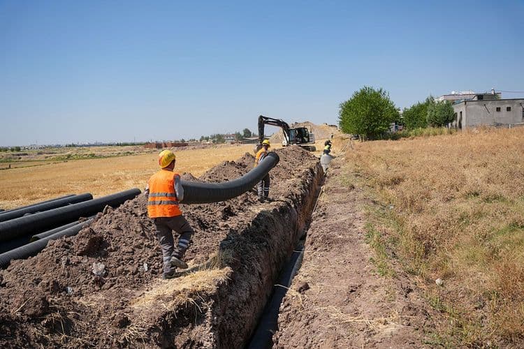 Bağıvar’a 3 kilometrelik yeni kanalizasyon hattı 1