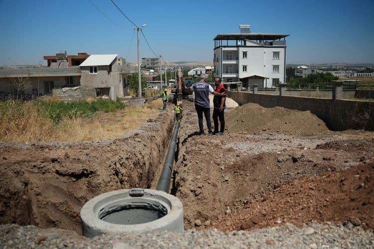 Bismil Kooperatif Mahallesi’nde kanalizasyon ağı 5 kilometre genişletildi 1