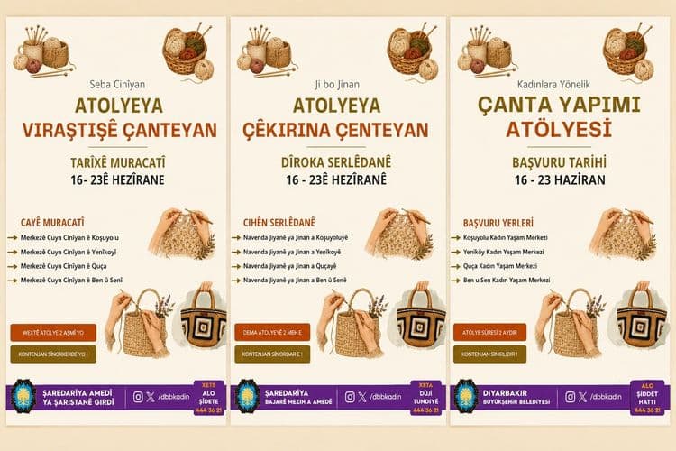 Kadınlara yönelik ücretsiz Çanta Yapımı Atölyesi başlıyor 1