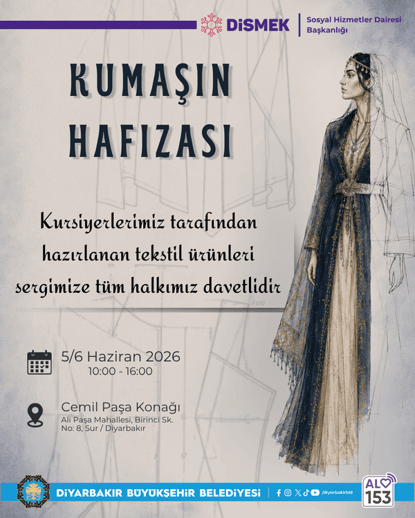  Kursiyerlerin emekleri ‘Kumaşın Hafızası Sergisi’nde buluşuyor 1