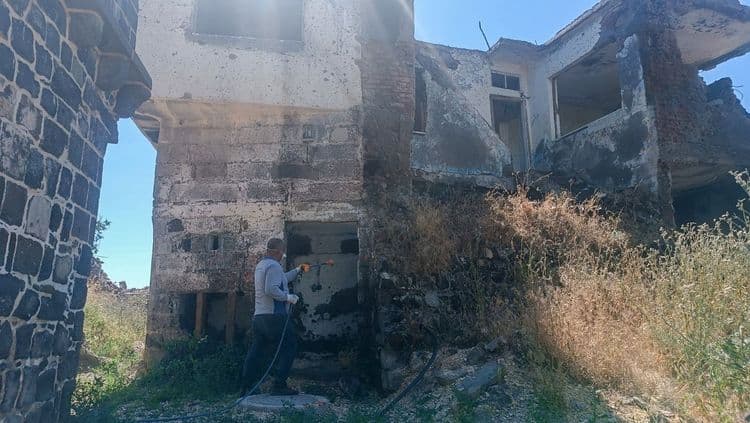 Sıcaklarla birlikte akrep mücadelesi başlatıldı 5