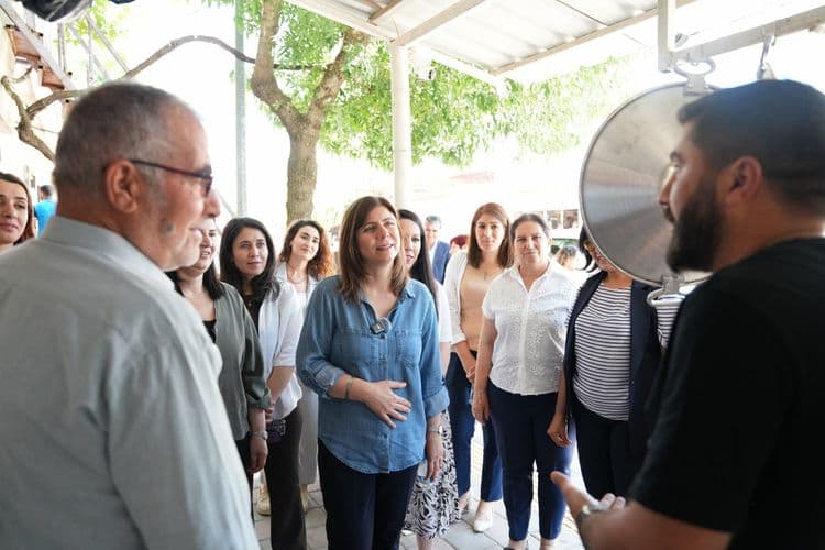 Eşbaşkanlar Kocaköy’de kadınların taleplerini dinledi 6
