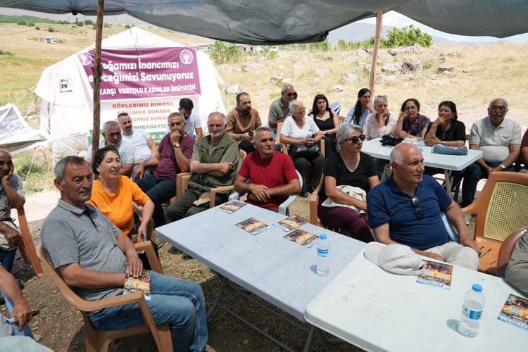 Eşbaşkanlardan Varto’daki JES nöbetine destek: Halkın iradesi yok sayılamaz 23