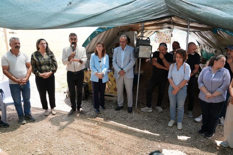Eşbaşkanlardan Varto’daki JES nöbetine destek: Halkın iradesi yok sayılamaz 24