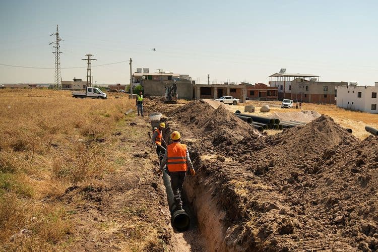 Bağıvar’a 3 kilometrelik yeni kanalizasyon hattı 5
