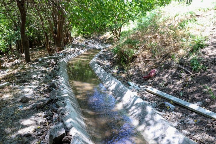 Hevsel Bahçeleri’ne temiz su sağlayan kanal tamamlandı 7