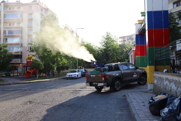 DBB’den 17 ilçede ULV destekli ilaçlama çalışması 5