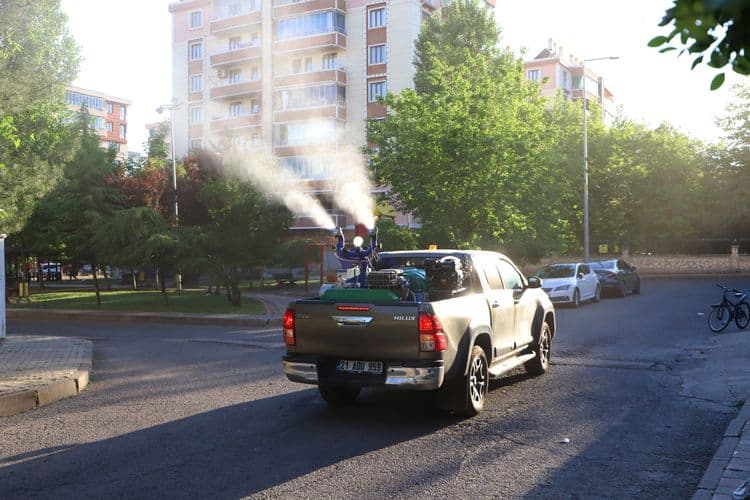 DBB’den 17 ilçede ULV destekli ilaçlama çalışması