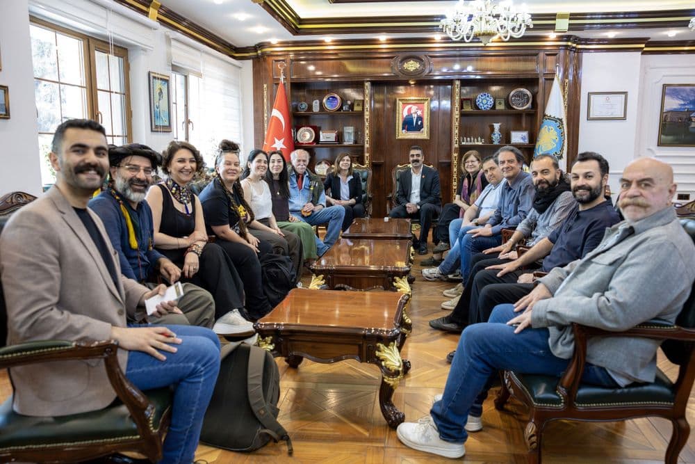 Sanatçılar ve panelistler DBB’yi ziyaret etti
