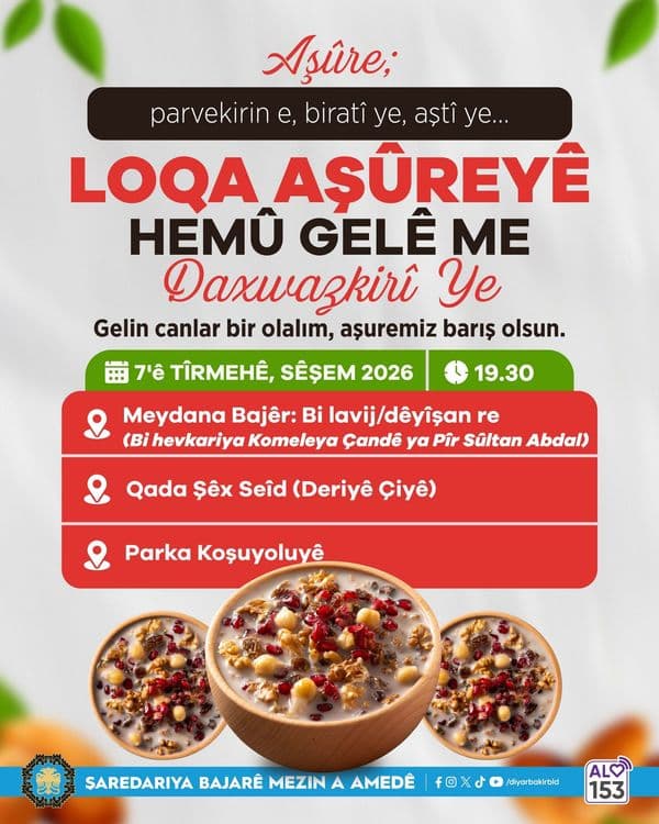 Büyükşehir Belediyesi 3 noktada aşure dağıtacak 3