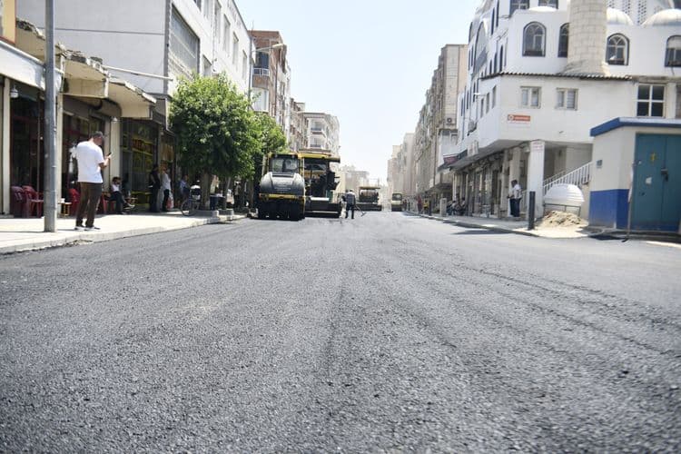 Bismil’de ulaşımı güçlendiren asfalt çalışması 3