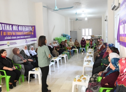 Bismil’de kadına yönelik şiddete karşı farkındalık çalışması