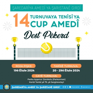 14. Turnuvaya Tenîsî ya Amed Cup dest pêkena