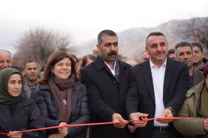 Hani ve Dicle’yi birbirine bağlayan yol halkın hizmetine açıldı