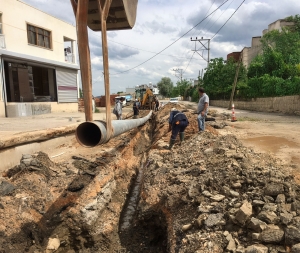 DİSKİ, Dicle’de içme suyu hatlarını yeniliyor