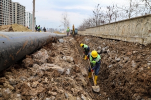 Kentin altyapısını güçlendirecek büyük projenin ilk çalışması başladı