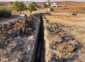 Ji bo gundê Kurdomerana Sûrê 14 hezar û 780 metre xeta avê hat çêkirin