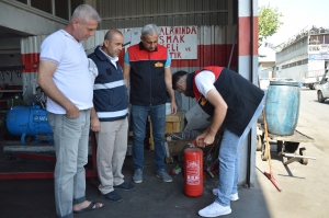 Teftîş ji bo pêşîgirtina agirpêdanan li cihên pîşesaziyê