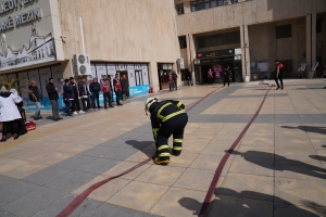 Diyarbakır Büyükşehir Belediyesi binasında yangın tatbikatı