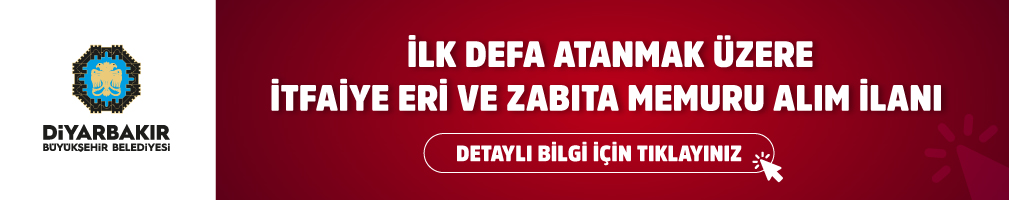 İLK DEFA ATANMAK ÜZERE İTFAİYE ERİ VE ZABITA MEMURU ALIM İLANI