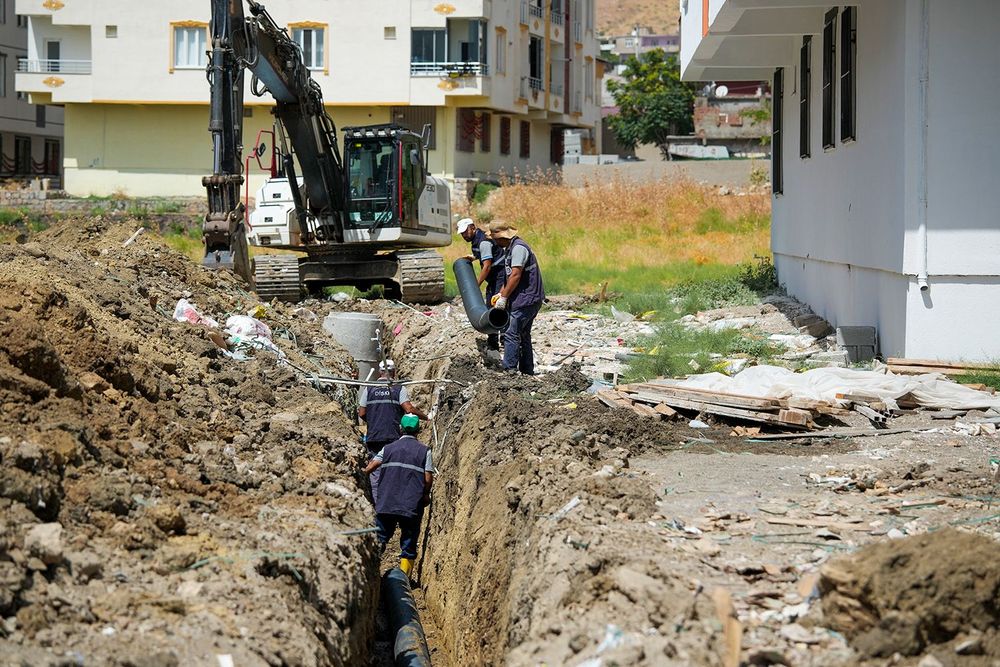 DİSKİ, Hani’de yeni kanalizasyon hattını tamamladı